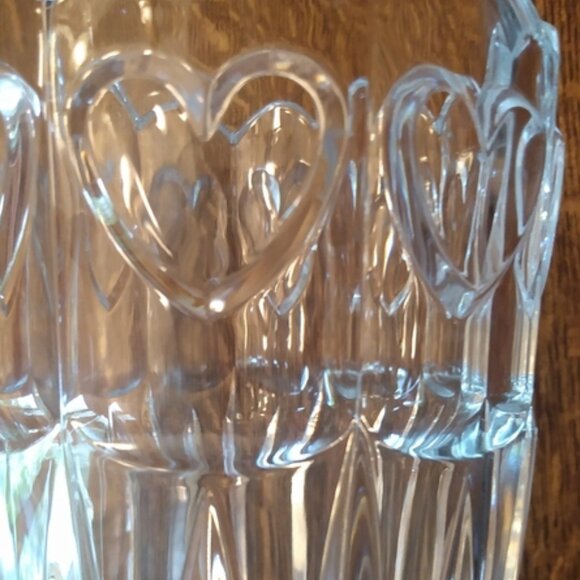 Glass Bundle of Hearts: Vase, Candy Dish, Candle Holder & The Portable Romantic! - Picture 5 of 12